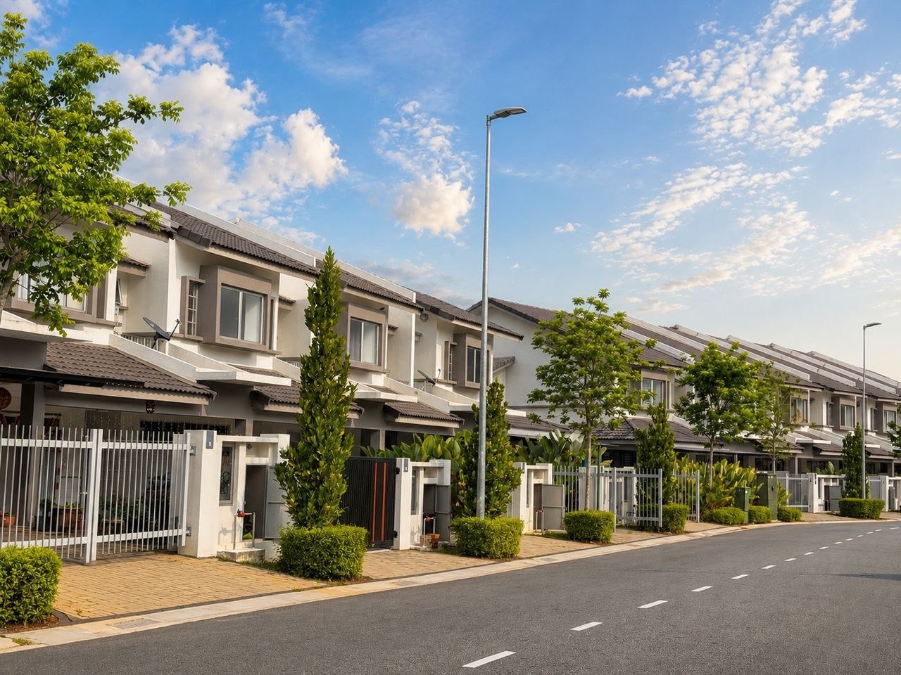 New housing development in Ipoh, Perak